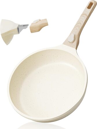 Сковорода RIOVARM 30 см з нержавіючої сталі з антипригарним покриттям для індукційних плит. Сковорода-вок з нержавіючої сталі з ручкою, підходить для всіх типів плит, можна мити в посудомийній машині та використовувати в духовці. Сковорода для омлетів з т