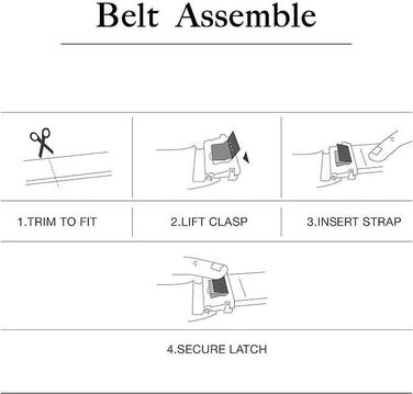 Чоловічий шкіряний ремінь DOOPAI з автоматичною застібкою, 35 мм, регульований розмір, без отворів, білий/коричневий (105-115 см)