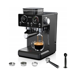 Ріжкова кавомашина HiBREW H20, 1350 Вт, чорна