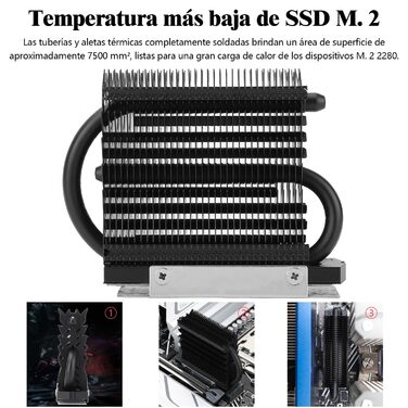 Радіатор охолодження SSD Thermalright 09-2280-PRO-Black для M.2 NVMe накопичувачів