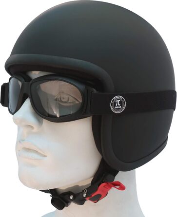 Мотоокуляри PiWear Black Hills, самотонуючі, вітрозахисні, антифог, для шолома, чорні, з амортизацією