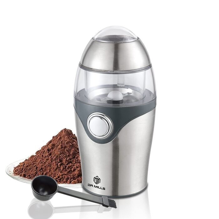 Електрична кавомолка та м'ясорубка Dr. Mills DM-7448A з нержавіючої сталі (SUS304)