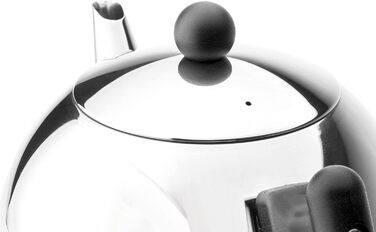 Bredemeijer Teapot 1.2 L matte black double-walled Duet Bella Ronde