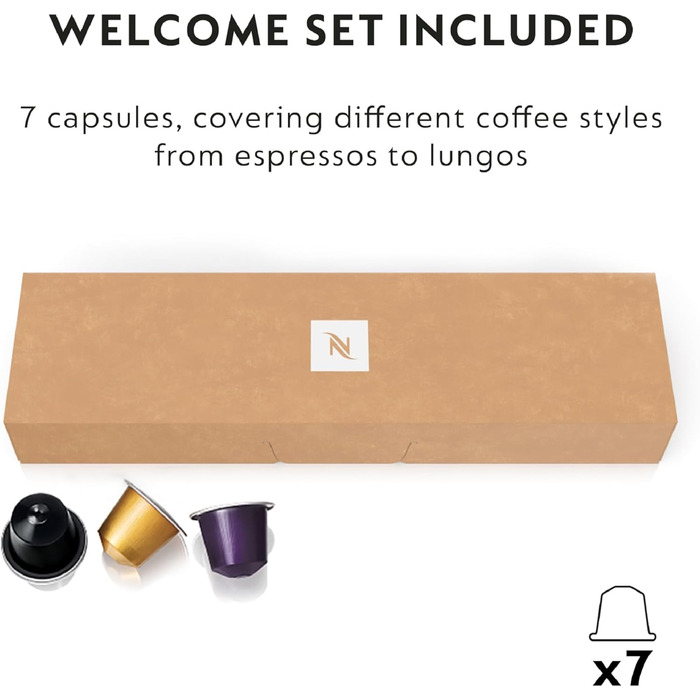 Nespresso De'Longhi Gran Lattissima EN650.B Coffee Capsule Machine with Automatic Milk System, 9 Direct Select Buttons, 1 L Water Tank, 25 Sec. Heating Time, 19 bar Pump Pressure, Auto Shut-Off, Black. Previous Model