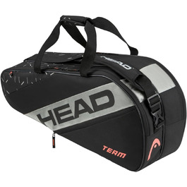 Сумка для ракет HEAD Team Racquet Bag M чорного кольору з керамічним покриттям
