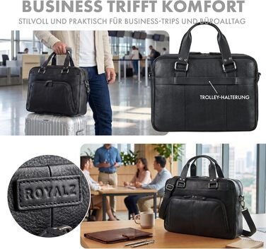Сумка чоловіча ROYALZ Chicago Leder 15.6