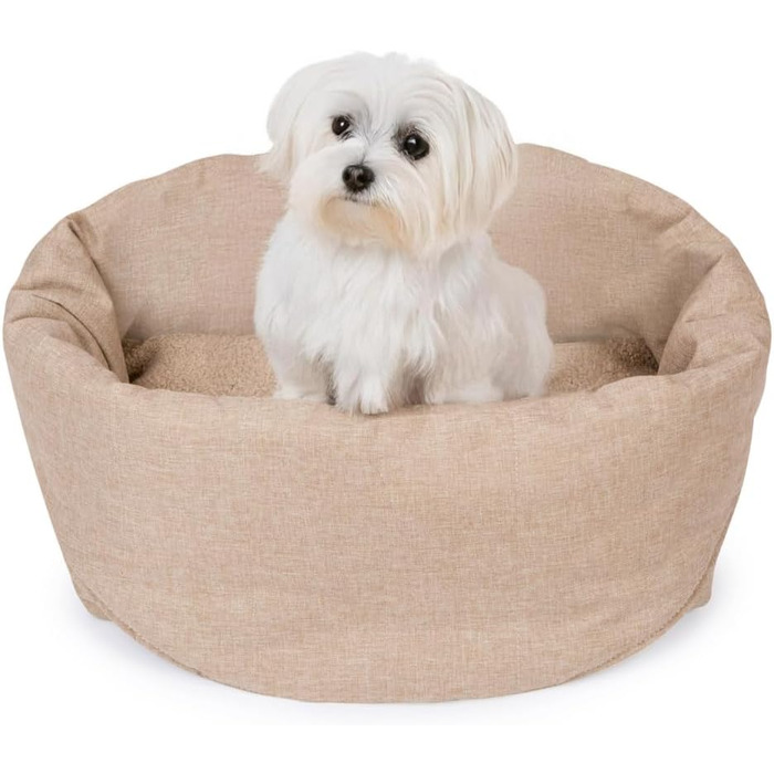 Чохол-переноска для собак та котів Petsen 3в1 – автокрісло, переноска, сумка – ручної роботи в ЄС – миється, з подушкою (Бежевий)