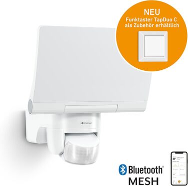 Світлодіодний прожектор Steinel XLED Home 2 S: поворотний, 13.7W, 180°, дальність 10м, 1550 лм, білий, з датчиком руху та Bluetooth