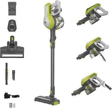 Бездротовий акумуляторний пилосос Hoover Home HF110H для дому - без мішка, LED-підсвічування, XL-контейнер, для площі до 120 м²