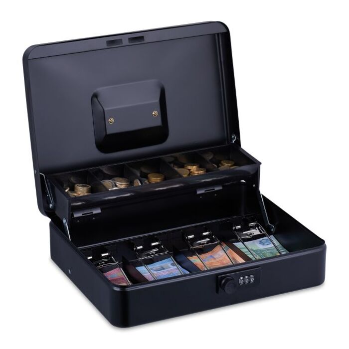 Relaxdays Combination Lock Cash Box