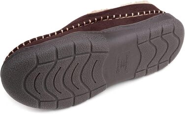 Чоловічі домашні тапочки Zigzagger з мікрозамші та піною з пам'яті, 49 EU, Колір: Коричневий