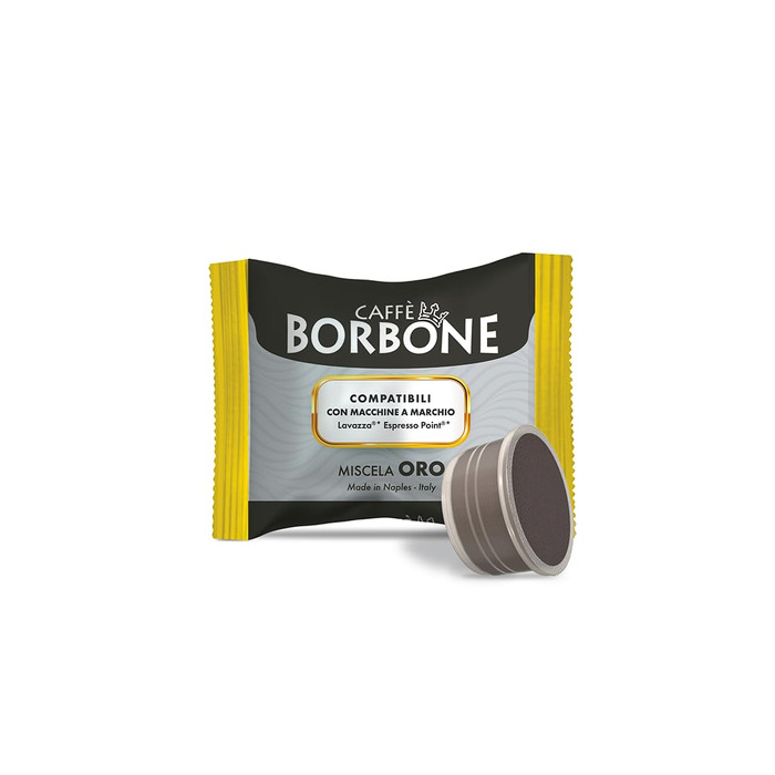 Кава в капсулах Caffè Borbone Gold (Золота суміш), сумісні з Lavazza Espresso Point, 100 шт