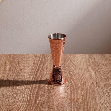 Luxurious Gin & Tonic Glasses, Stainless Steel Cocktail Wine Glass Set, Gin Glass Set for Gin Lovers, 680 Ml, Rose Gold. (Hand Wash)