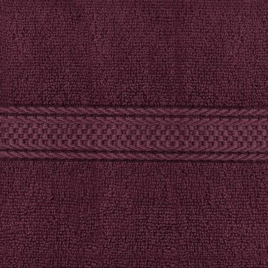 Набір рушників для рук Utopia Towels з 100% бавовни, 41x71 см, 6 шт, бордовий — м'які та гігроскопічні