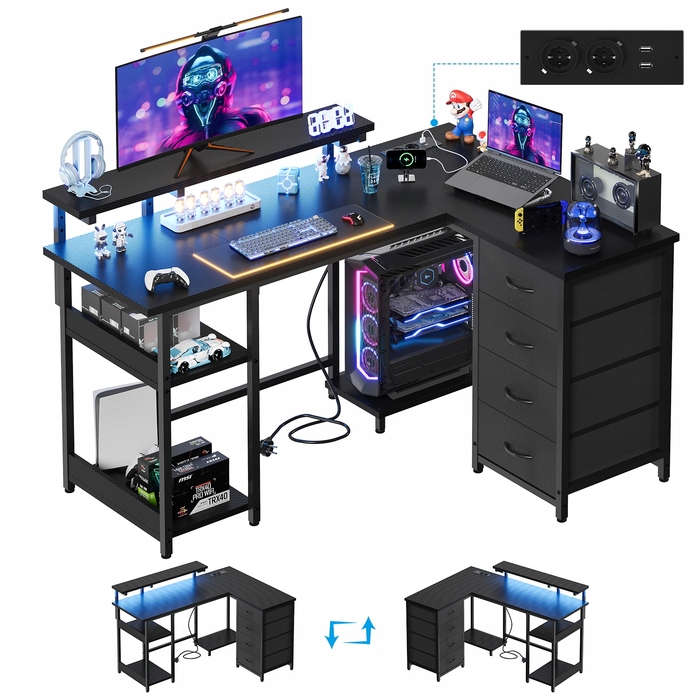 Ігровий стіл HOMALL, 135 x 72 x 50 см