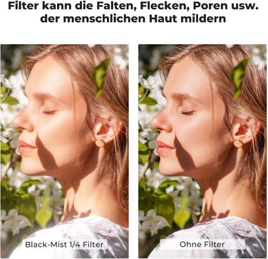 Фільтр K&F Concept 67mm Black Promist 1/4 з оптичного скла з багатошаровим нанопокриттям для відеозйомки/портретної фотографії (Nano-Klear)