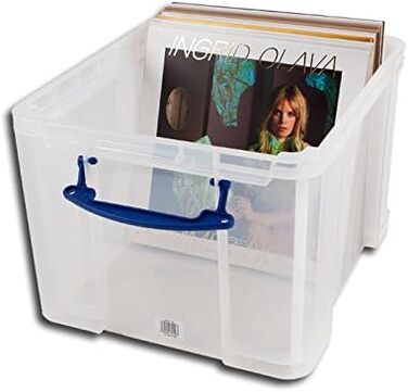 LP Record Storage Box, Large, 35 XL Liters by Protected