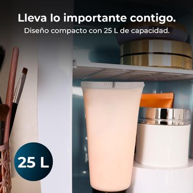 Холодильник Cecotec Bolero MiniCooling 25L: 12V/220V, для авто та кемпінгу, охолодження/нагрівання, 25л, м'ятний колір