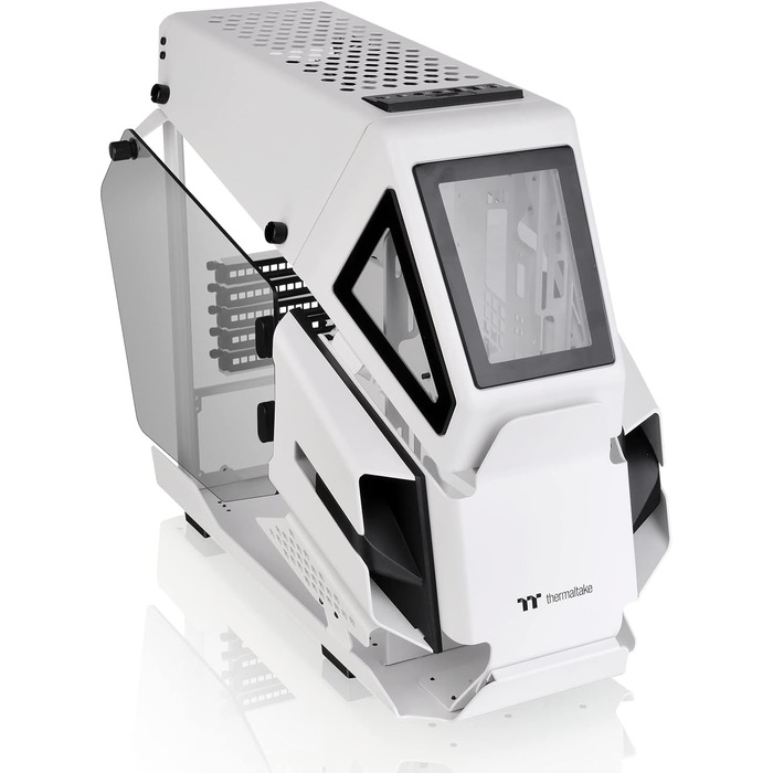 Корпус Thermaltake AH T200 Snow для Micro-ATX з 2 скляними панелями та дизайном гелікоптера, білий