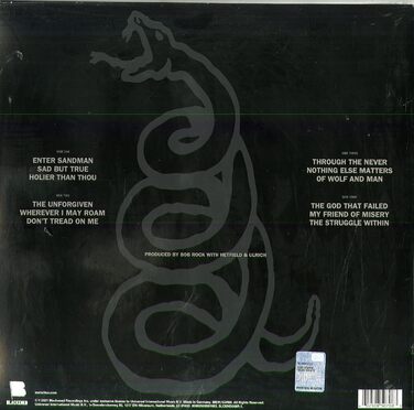 Metallica (Remastered) 2LP – Вінілова платівка, подвійний LP