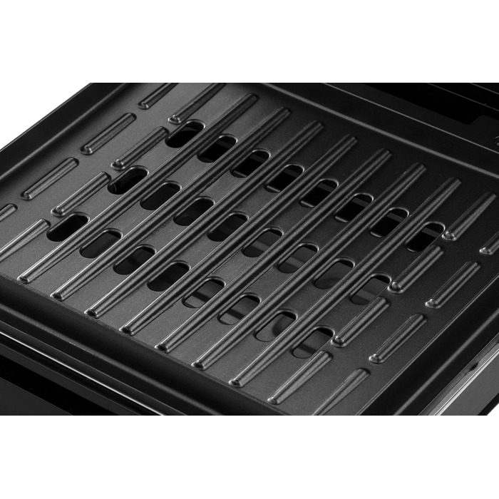 George Foreman Smokeless Grill - Indoor BBQ with Adjustable Temperature & Dishwasher-Safe Grill Plate
