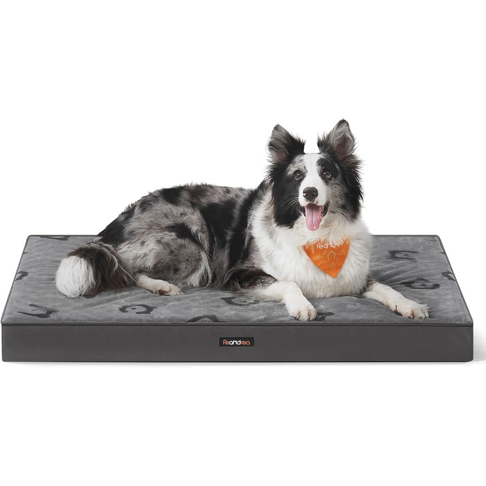 Крізь для собак Feandrea, розмір M, 76 x 51 x 8 см, водовідштовхувальний, для маленьких та мініатюрних собак, сірий, PGW241G01