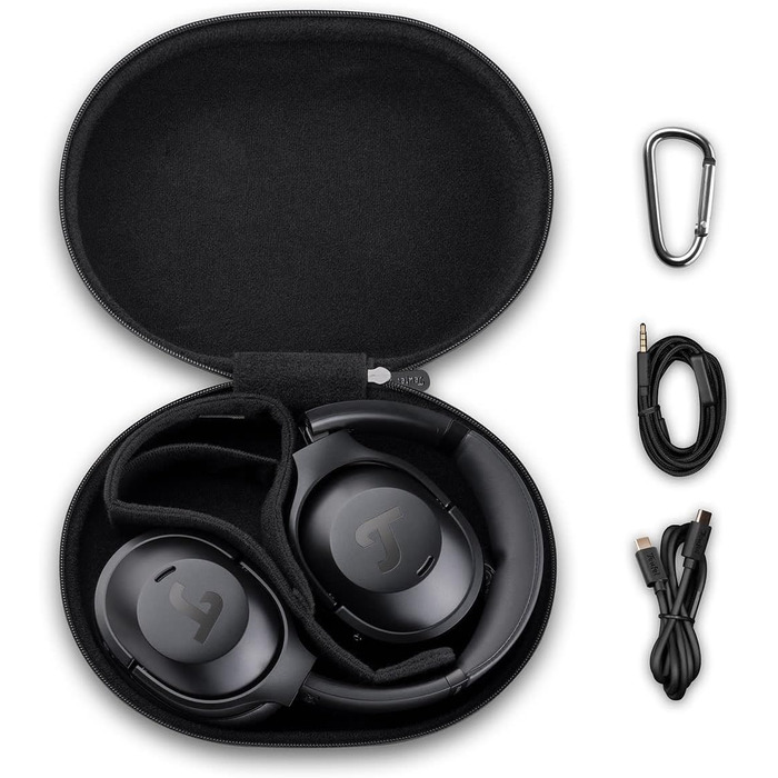 Бездротові Bluetooth-навушники Teufel REAL Blue NC 3 Over-Ear з активним шумопоглинанням (ANC), Steel Blue