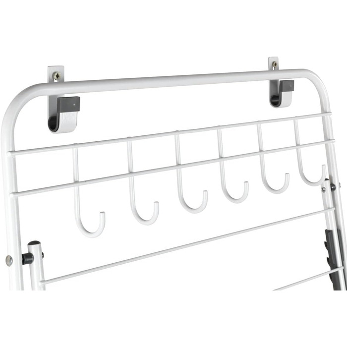 Сушарка для білизни WENKO на двері, 8 м, 3 крила, біла - настінна або підвісна