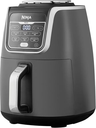 Фритюрниця повітряна Ninja Air Fryer MAX 5.2L, сіра та чорна, AF160EU, 6-в-1