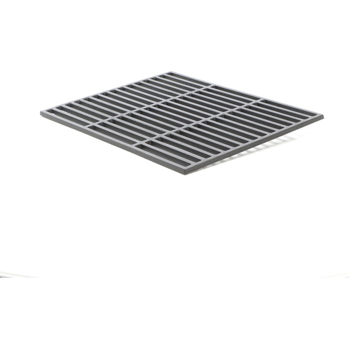 Чорний чавунний гриль-роштва для вугільного та газового гриля Wiltec, для BBQ, емальований гриль-вставка (45 x 35 см)