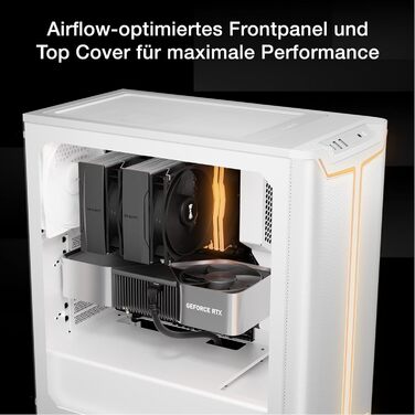 be quiet! Pure Base 501 DX White - корпус ПК з 3 вентиляторами Pure Wings 3 140mm PWM, високий статичний тиск, ARGB-підсвітка