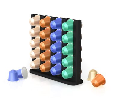 Тримач для капсул Nespresso NewGround Designs (40 капсул) - органайзер, стійка, настінний