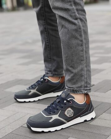 ARRIGO BELLO Кросівки чоловічі для активного відпочинку, роботи та хайкінгу, легкі, розмір 41-46, колір блакитний