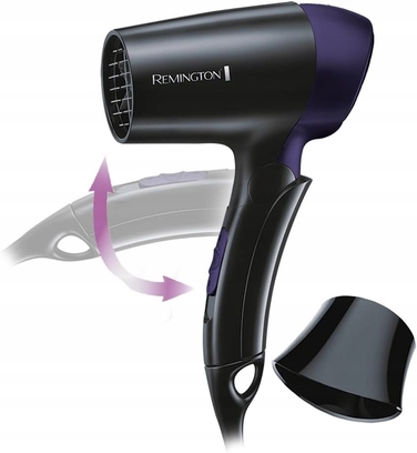 Компактний дорожній фен Remington 1400W, складаний, легкий