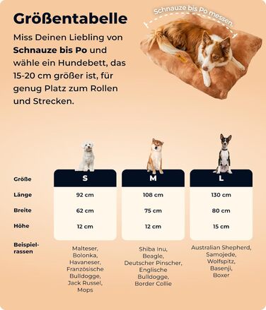 Подушка для собак Belune® Deluxe - великий розмір, великі породи, миється, темно-сірий (130x80x15 см)