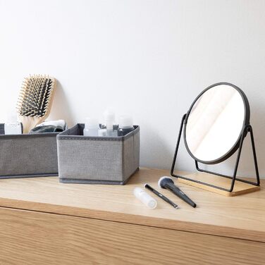 Navaris Storage Boxes Organizer System - Fabric Boxes - 12 Pieces in Various Sizes - for Wardrobe and Drawers - Foldable