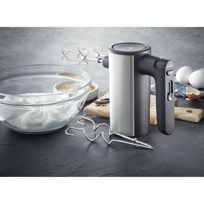 WMF Kult X Edition Hand Mixer - 400W, 5-Speed, Turbofunction, Cromargan Matte Black