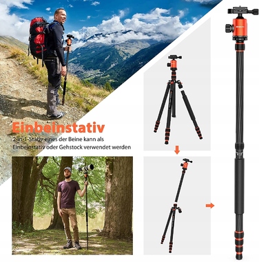 Карбоновий штатив GEEKOTO CT25Pro Craftsman, 200 см