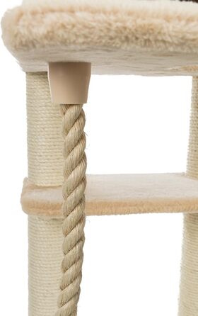 Кігтеточка TRIXIE Salamanca 138 см - багатоярусна з будиночком та лежанкою, бежева