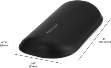 Підставка для зап'ястя Kensington ErgoSoft для миші (152x72.9x18 мм, чорний)