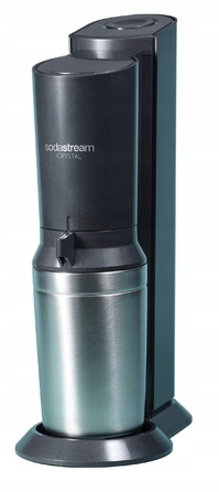 Сифон для газування води SodaStream Crystal 3.0, сріблястий, з балоном CO2