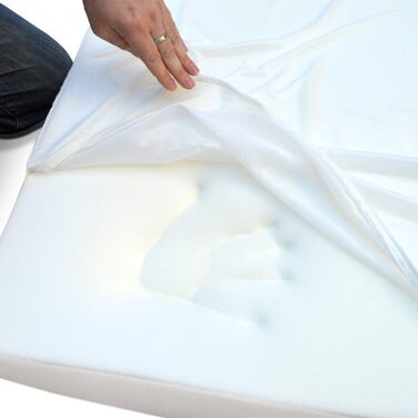 Ліжко для собак та котів PetFusion Ultimate Solid Memory Foam 2.5' - ортопедичне, коричневе, 91 x 71 x 23 см