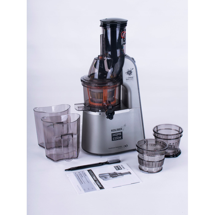 Вертикальна повільна соковижималка Koliber SqueezeMax X-800-W, 240 Вт