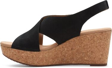 Босоніжки Clarks Annadel Eirwyn на підборах, чорні, нубук, 40 EU