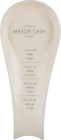 Mason Cash Innovative Kitchen Spoon Rest, Ceramic, 11 x 25 x 3 cm, 2008.190, Beige