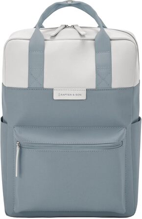 Kapten & Son Bergen Rucksack | Rucksack for Women & Men | Daypack | Carry-on Rucksack, Daypack | Water-resistant (Medium 11 L, Steel Blue Sprinkled)
