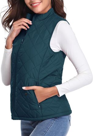 Жіноча тепла безрукавка з пуху (даунова) - зимова куртка, гільєт, тепла безрукавка, гірчиця, темно-синій (S, N20#)