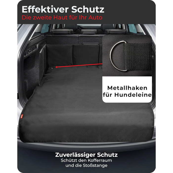 Захист для багажника автомобіля Achilles з боковинами та захистом краю, килимок у багажник, захист для собак, універсальний