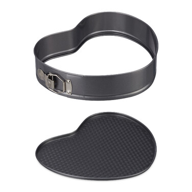 Relaxdays XL Heart-Shaped Cake Pan