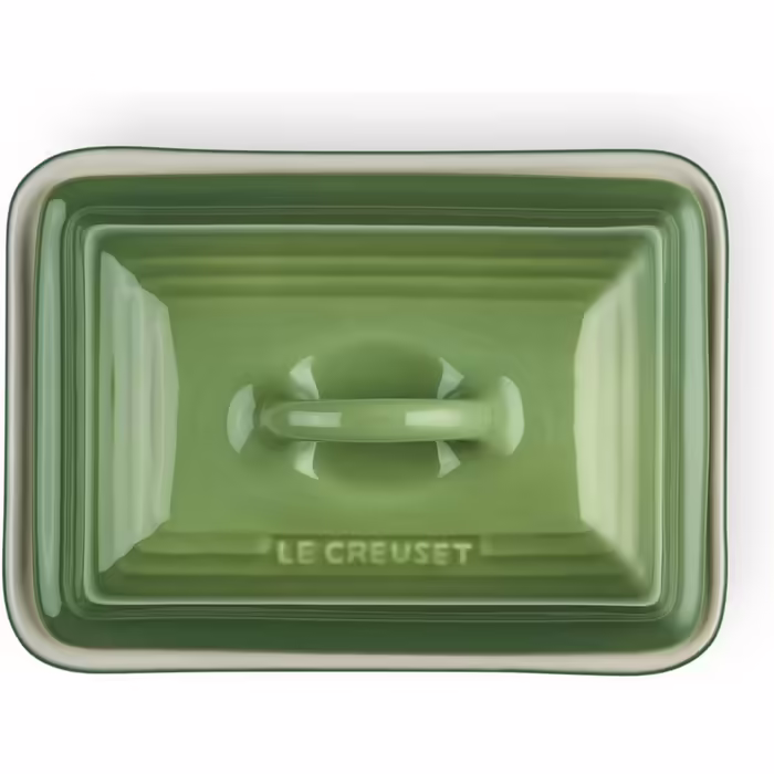 Le Creuset Stoneware Butter Dish, 900 g, 17 x 12.5 x 9 cm, Bamboo, 70837174080000